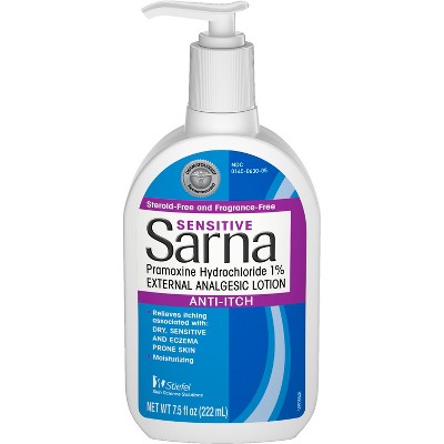 Sarna Sensitive Anti-Itch Lotion 7.5 fl oz
