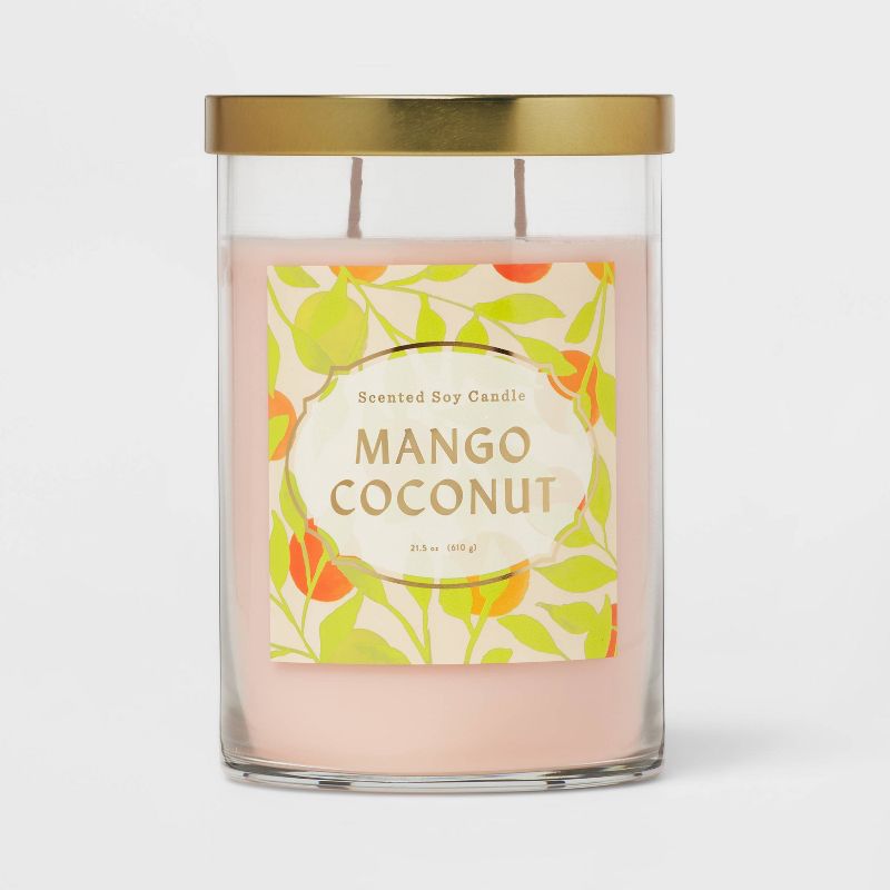 Glass Jar Mango Coconut Candle - Opalhouse™, 1 of 7