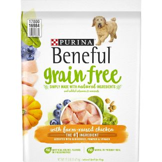 Purina Beneful Grain Free with Farm-Raised Chicken Dry Dog Food - 12.5lbs