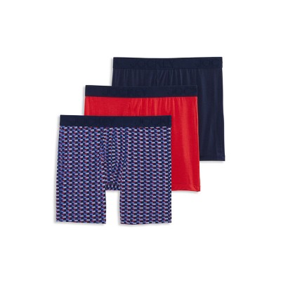 Jockey Men's Active Ultra Soft Modal 6" Boxer Brief - 3 Pack