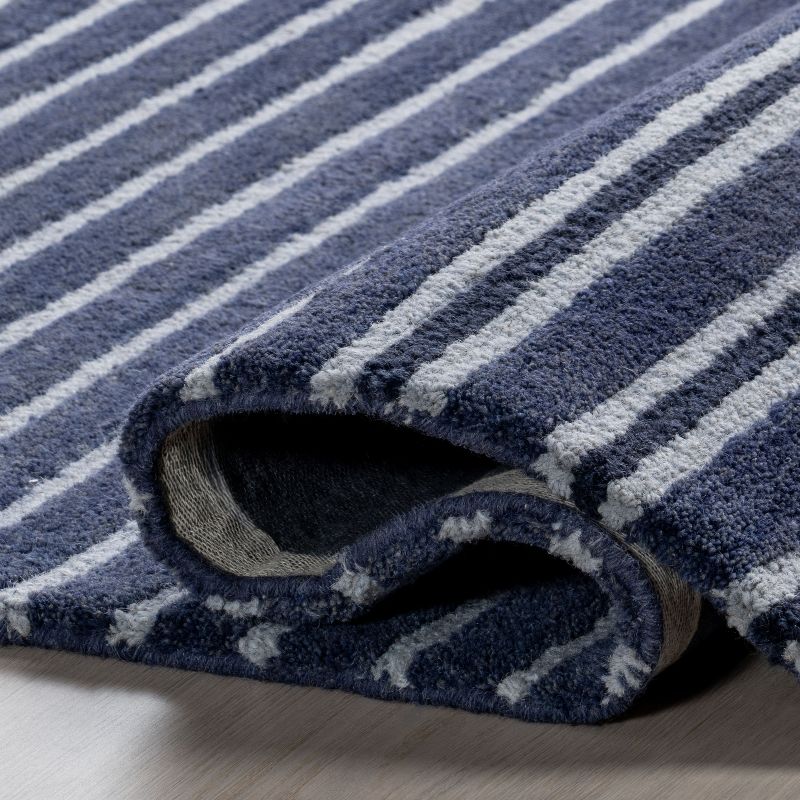 Emily Henderson x RugsUSA - Pacific Striped Wool Area Rug, 3 of 7