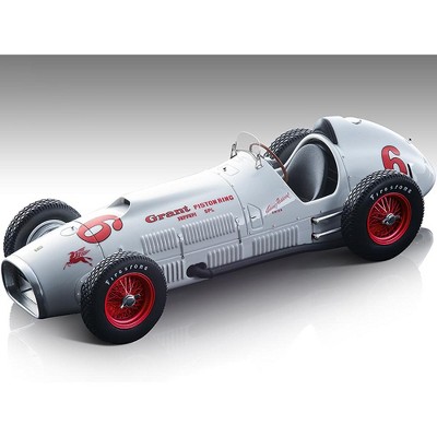 1952 Ferrari 375 F1 Indy #6 White w/Red Wheels "Indianapolis 500" Ferrari Museum Ltd Ed 145 pcs 1/18 Model Car by Tecnomodel