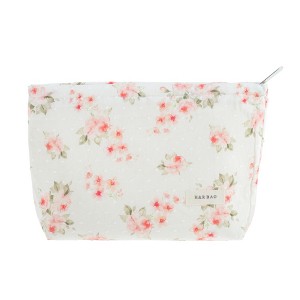 Unique Bargains Lightweight Flowers Makeup Bag 1 Pc - 1 of 4