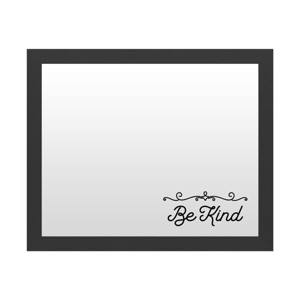 Trademark Fine Art Dry Erase Marker Board with Printed Artwork - ABC 'Be Kind Script' White Board - 1 of 4
