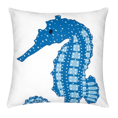 C&F Home Seahorse Cotton Embroidered And Applique Coastal Pillow