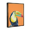 Stupell Industries Tropical Toucan Vivid Portrait Framed Canvas - 3 of 3
