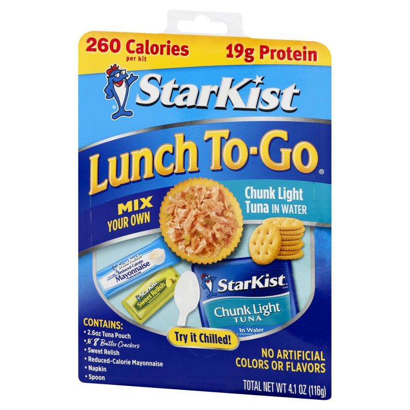 StarKist Lunch To-Go Chunk Light Tuna Kit - 4.1oz, 2 of 6