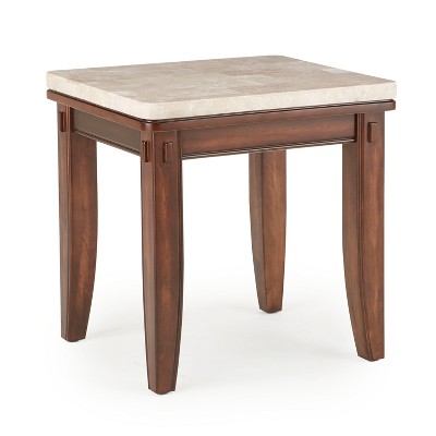 Eileen Marble Top End Table Faux Marble - Steve Silver