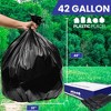 Plasticplace 42 Gallon Contractor Trash Bags, Black (50 Count) - 4 of 4