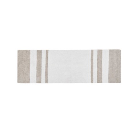 24 X72 Spa Cotton Reversible Bath Rug Taupe Brown Target