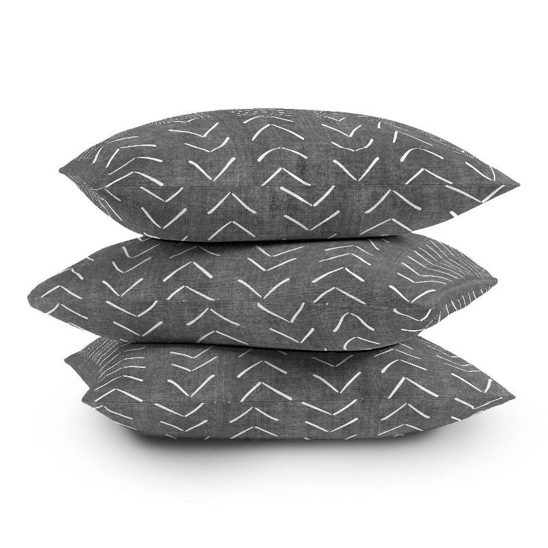16&#34;x16&#34; Becky Bailey Mud Cloth Big Arrows Square Throw Pillow Gray - Deny Designs, 5 of 6