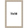 PosterPalooza | 11x18 Thin Barnwood Picture Frame, UV Acrylic, 2 Finishes - Grey and Black - 2 of 4