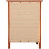NicBex Transitional Nightstand with 1 Drawer Modern Bedside Table with Storage Space End Table for Living Room, Bedroom, Study - 4 of 4