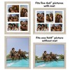 Americanflat 11x14 Collage Picture Frame in Driftwood with Five 4x6 Picture Displays - 4 of 4