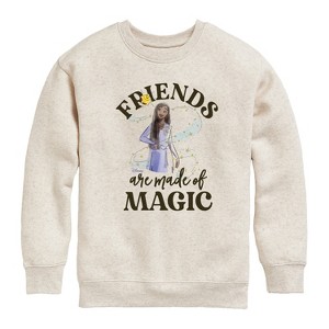 Boys' - Disney - Friends Are Made Of Magic Graphic Long Sleeve Fleece Sweatshirt - 1 of 4
