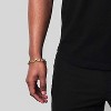 Crucible Men's Knife Edge Oval Gold Link Chain Bracelet - 3 of 4
