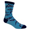 Crazy Dog T-Shirts Women's Mommy Shark Socks Funny Viral Song Mothers Day Fish Graphic Novelty Footwear - 3 of 4