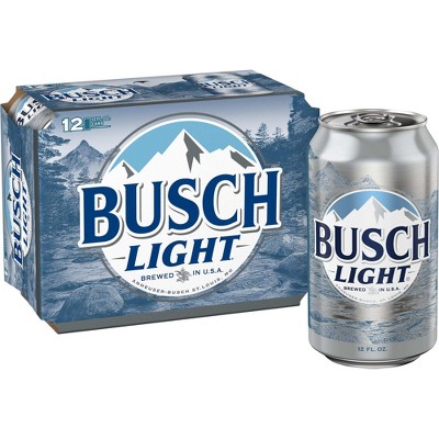 Busch Light Beer - 12pk/12 fl oz Cans