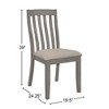NicBex Set of 2 Dining Chair Modern Kitchen & Dining Room Upholstered Chair with Cushion Seats - 3 of 4