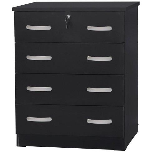 5 Drawer Dresser Black - Prepac : Target