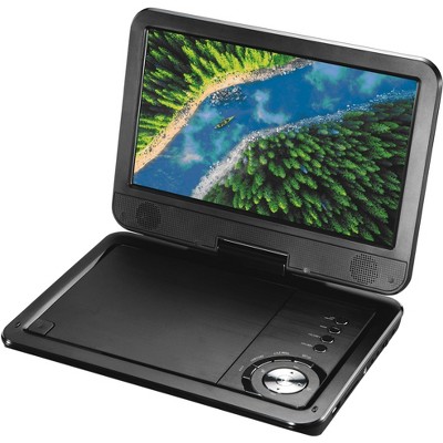 Impecca 10.1” Portable DVD Player with Flip & 270 Swivel Widescreen