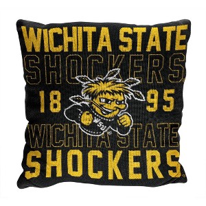 NCAA Wichita State Shockers Stacked Woven Pillow - 1 of 3