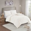 Okak Queen/King 3-Piece Cotton Tufted Floral Bed Duvet Cover Set Mini Set,Comfortable Coverlet Bedding Sets,Machine Washable - 2 of 4