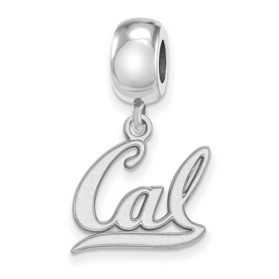 Black Bow Jewelry Sterling Silver California Berkeley Golden Bears NCAA Bead Charm