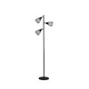 Vynxaria 65 Inch H Farmhouse Floor Lamp with Adjustable Cage Shade, Black Metal, Ideal for Bedroom, Living Room & Office - 4 of 4