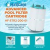 Hurricane Filters  HF-STR2-200-01 Advanced Pool Filter Cartridge for Sta-Rite System 2 200 Sq. Ft. PLM200, Pentair 27002-0200S with Air Bleed Assembly - 2 of 4