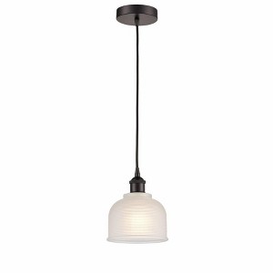 Dayton - 1 Light Cord Hung Mini Pendant In Industrial Style-9.25 Inches Tall and 5.5 Inches Wide - 1 of 1