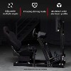Dardoo Aluminum Sim Racing Cockpit with Monitor Stand & Black Seat,for Fanatec,Thrustmaster T818,Moza & Logitech. Not Include Wheel,Pedal,and monitors - 4 of 4