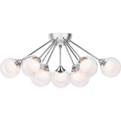 Quoizel Lighting Spellbound 9 - Light Semi-Flush Mount in  Polished Chrome