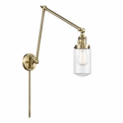 Dover - 1 Light Double Extension Swing Arm Wall Sconce In Traditional Style-30.75 Inches Tall and 4.5 Inches Wide