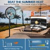 BILT HARD 18" Pedestal Oscillating Misting Fan High-Velocity 3-Speed Patio Fans Adjustable Height 120° Oscillation Waterproof Fan for Outdoor - 2 of 4