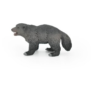 Collectible Wildlife Gifts | Wolverine Toy, Very Realistic Rubber Figure, Model, Educational, Animal, Hand Painted Figurines, 3" CH093 BB85 - 1 of 4