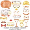 Big Dot of Happiness Fall Foliage Bride - Autumn Leaves Bridal Shower and Wedding Party Photo Booth Props Kit - 20 Count - 2 of 4