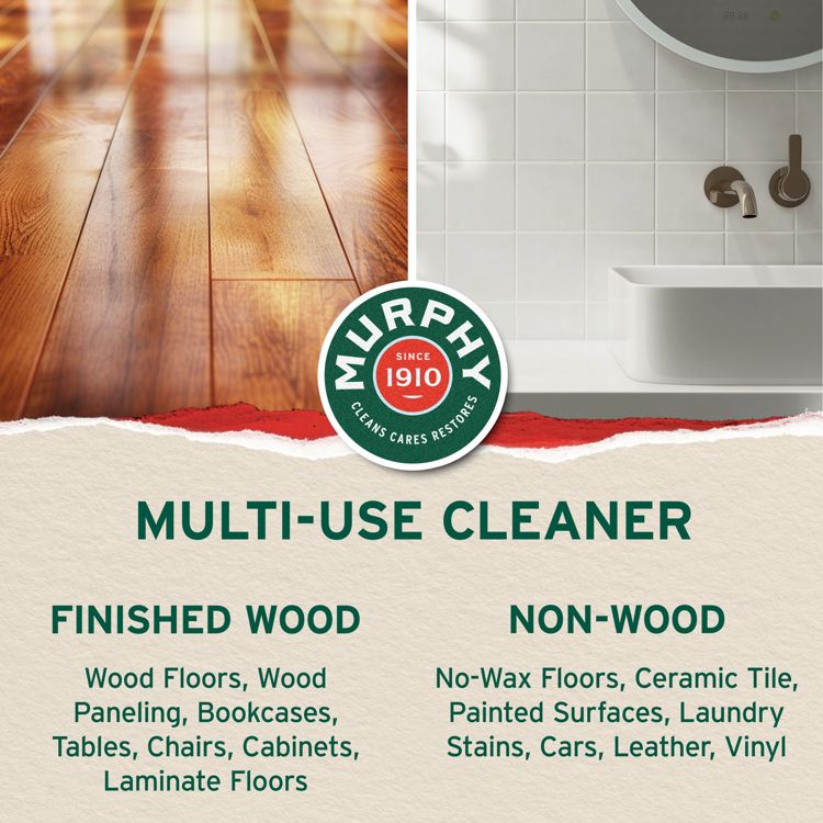 Murphy Original Oil Soap Wood Cleaner for Floors and Furniture - 32 fl oz, 6 of 13