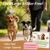 Covfresh Odor Disposal Pet Waste Bags with Easy Tie Handles, Durable & Unscented（Color:Pink) - 2 of 4