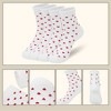Paaaawaters A pair of full peach heart socks for girls spring and summer mid-tube socks cute and versatile(Twelve pairs) - 3 of 4
