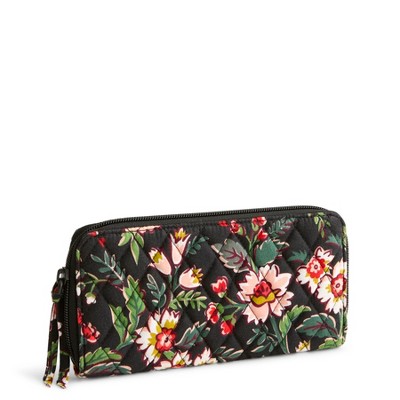 Vera Bradley Women's Outlet Cotton Essential Continental Wallet