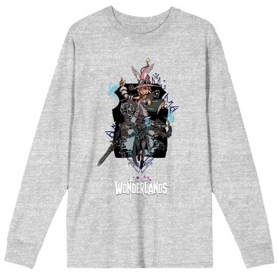 Tiny Tina's Wonderlands Group Art Men's Athletic Heather Long Sleeve Shirt