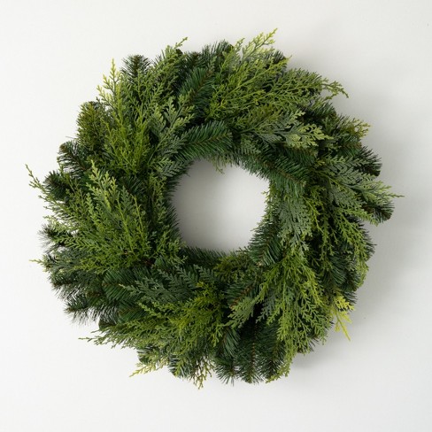 Small green fir wreath