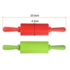 Unique Bargains Silicone Small Smooth Non-stick Heat-resistant Rolling Pins 2 Pcs - 2 of 4