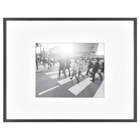 Black or White Matt Picture frame photo frame poster frame with Double  Mount