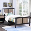 Infurnic Beds, Platform Bed with 6 Heavy Duty Legs Support and Headboard, No Box Spring Needed for Bedroom, Black, 80"*50"*40" - 2 of 4