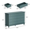 Famapy Versatile 10 - Drawer Cabinet Dresser Chest: Ample Storage, Elegant Design– Ideal for Any Room - 4 of 4