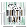 Creative Converting Minted Milestone Chocolate Chip Mint Birthday Tableware Set 8ct - 4 of 4