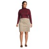 Lands' End Women's Lightweight Jersey Skimming Long Sleeve Turtleneck - 4 of 4