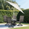 Aoodor 9FT Outdoor Patio Market Umbrella Aluminum Frame with Push Button Tilt Crank and 8 Steel Ribs,for Garden Deck Backyard and Pool - 2 of 4